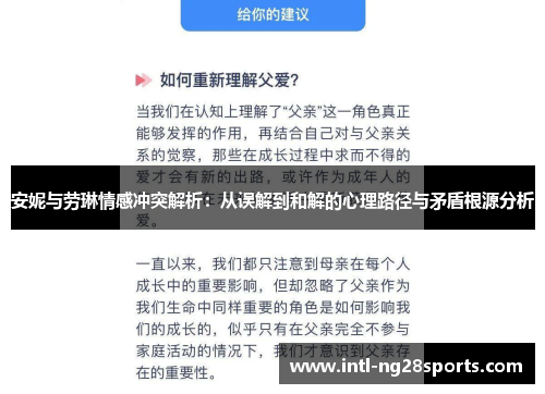 安妮与劳琳情感冲突解析：从误解到和解的心理路径与矛盾根源分析